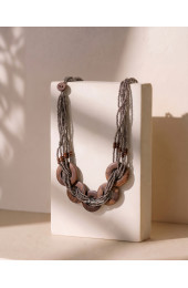 Bali Handmade Wood Necklace